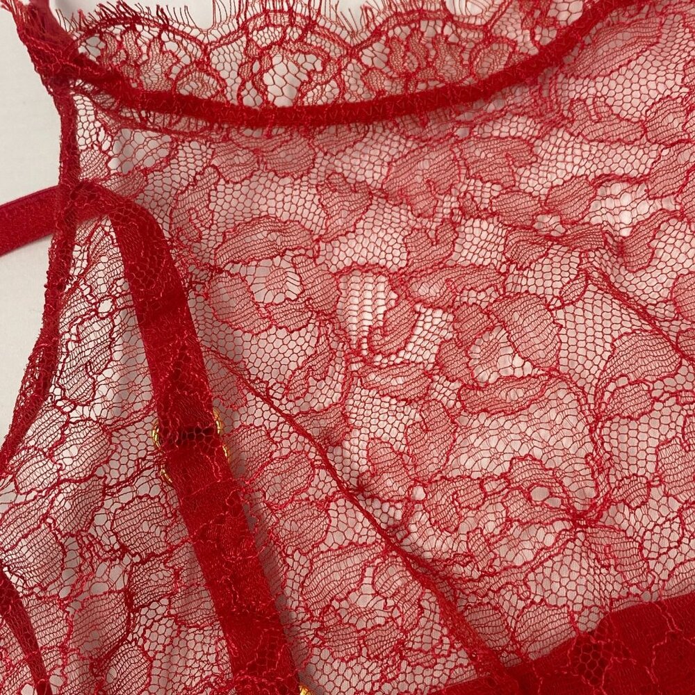 Agent Provocateur Annoushka Red Lace Bra AP4 Large - Picture 8 of 13